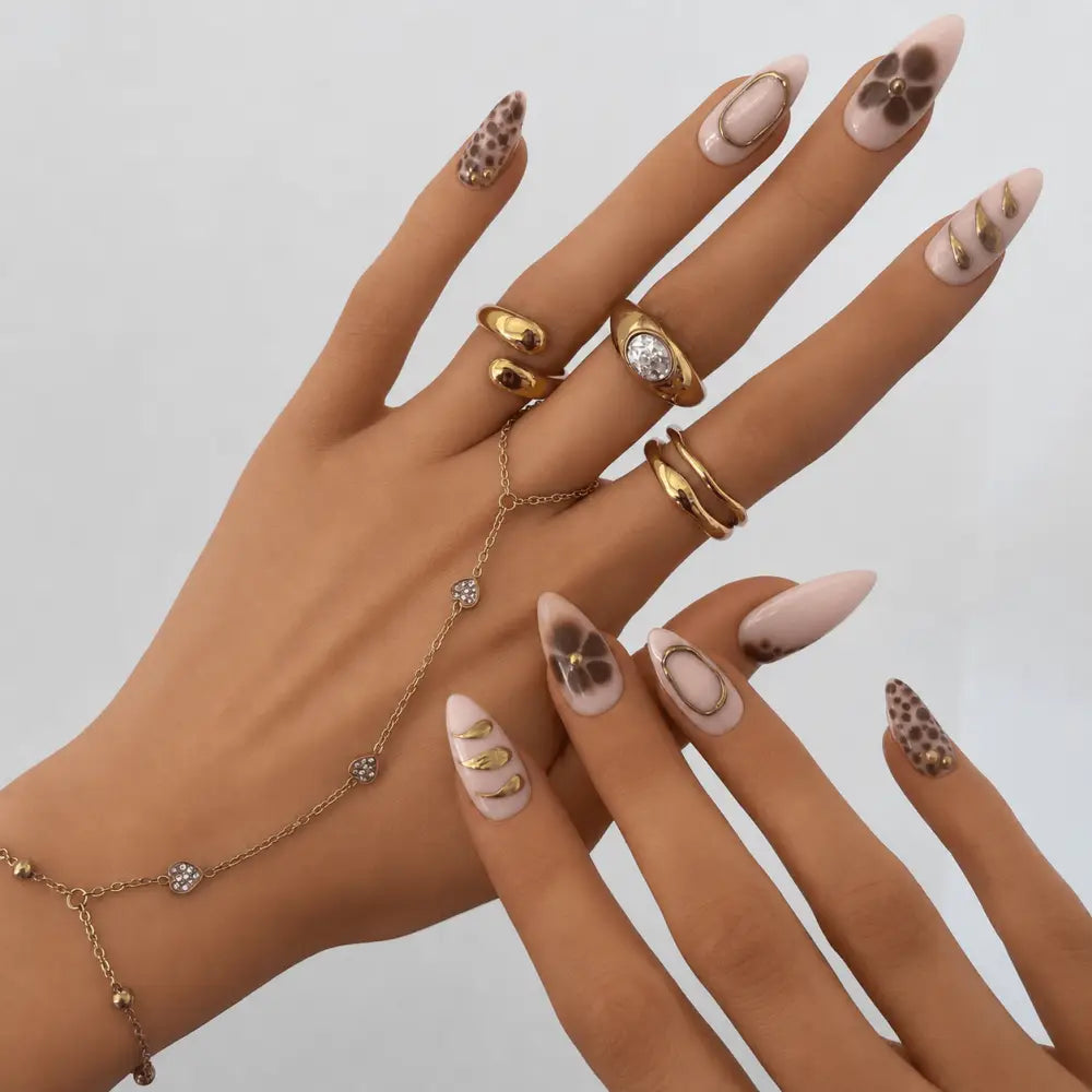 August Hand Chain Bracelet - Bracelets