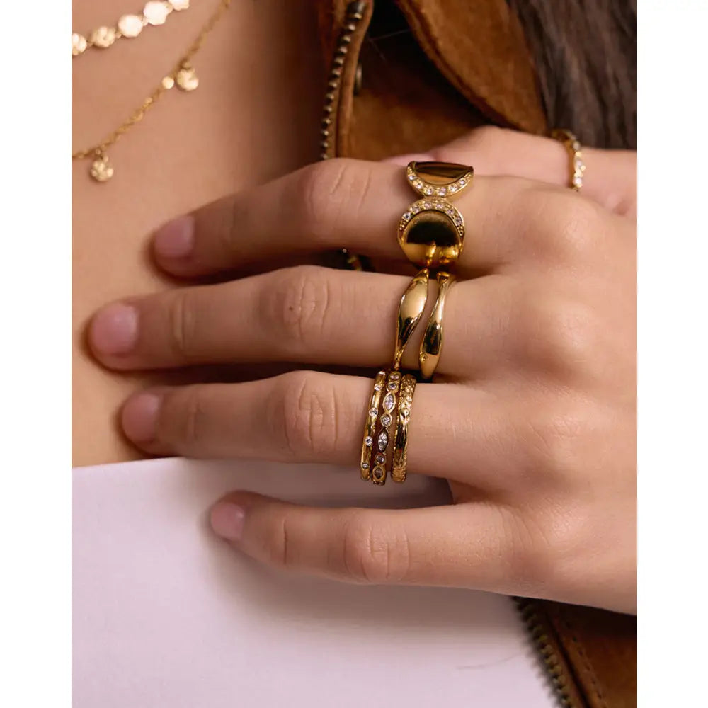 Aurelie Gold Ring - Rings