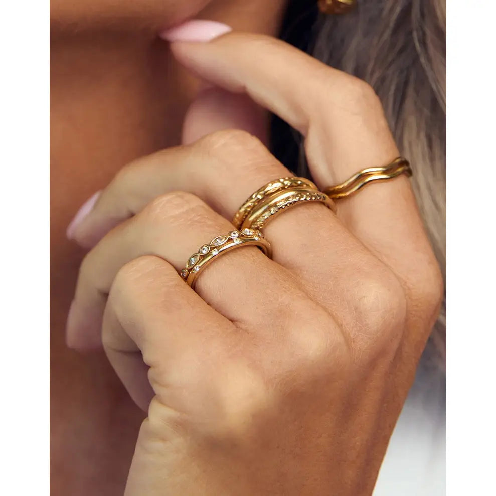 Aurelie Gold Ring - Rings