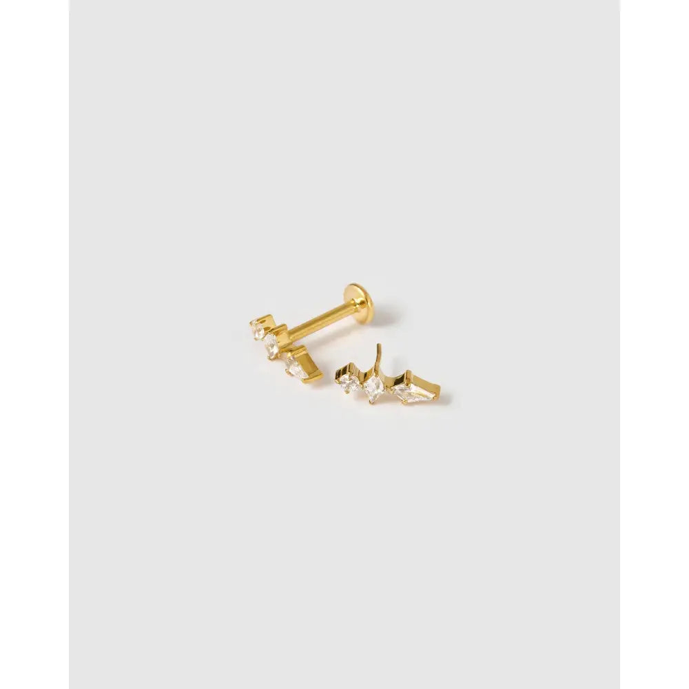 Ava Flat Back Earrings - Earrings
