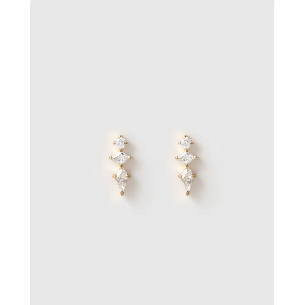 Ava Flat Back Earrings - Earrings