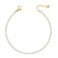 Bardot Tennis Bracelet - Gold / Small - Bracelets