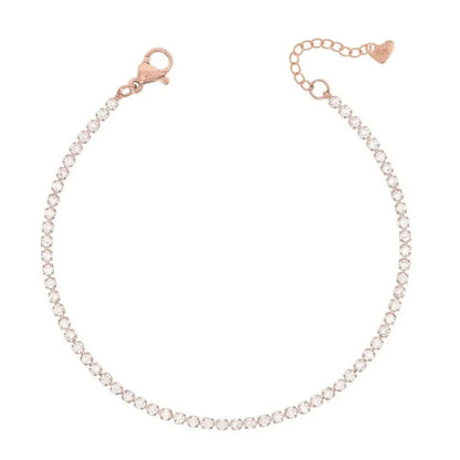 Bardot Tennis Bracelet - Rose Gold / Small - Bracelets