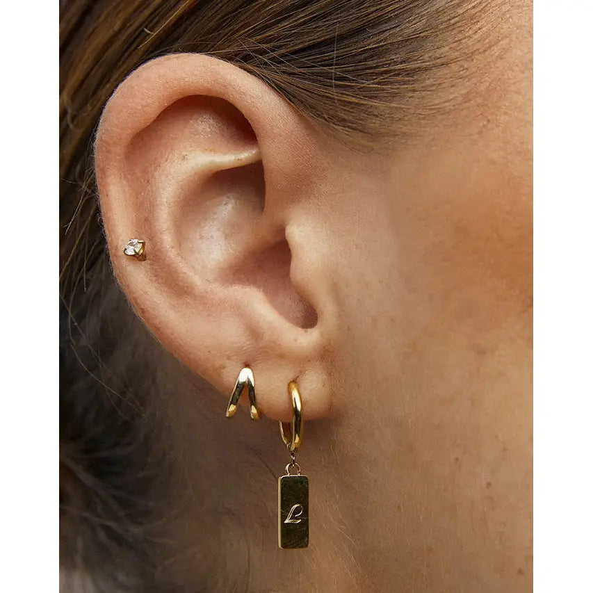 Beau Gold Earrings - Earrings
