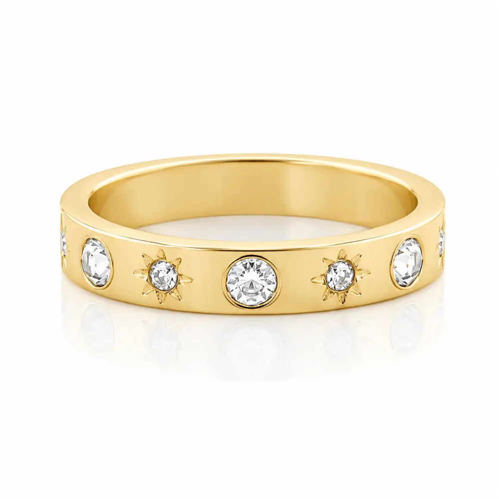 Bella Star Ring - Gold / 4 - Rings