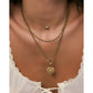 Belle Gold Heart Necklace - Necklaces