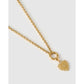 Belle Gold Heart Necklace - Necklaces