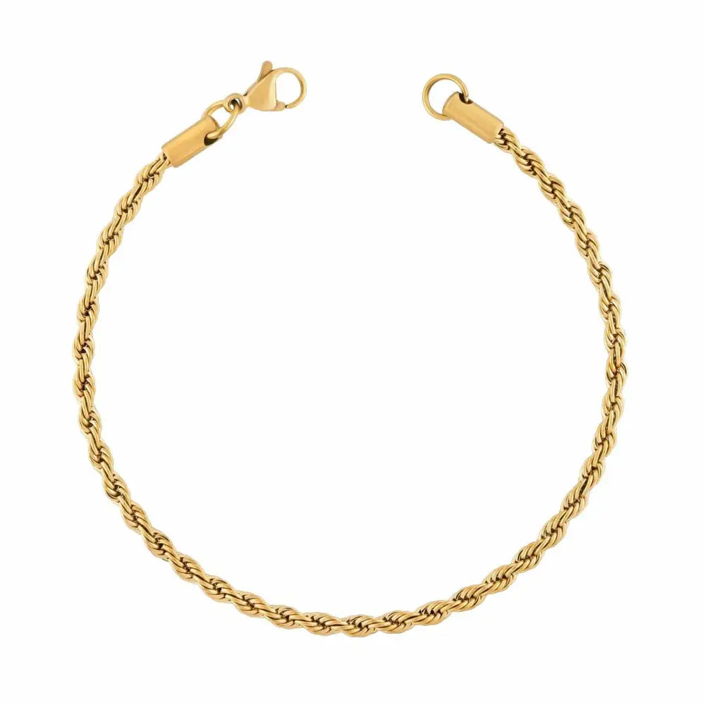Beverley Rope Bracelet - Gold / Small - Bracelets