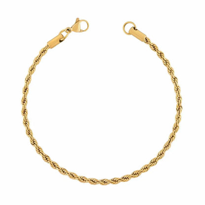 Beverley Rope Bracelet - Gold / Small - Bracelets