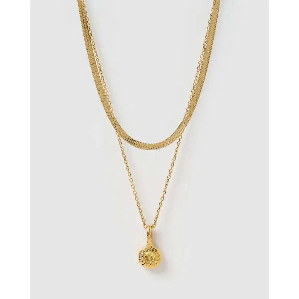 Birthstone Gold Necklace Stack - Necklaces