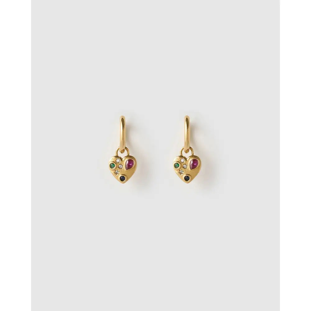 Bisou Heart Earrings - Earrings