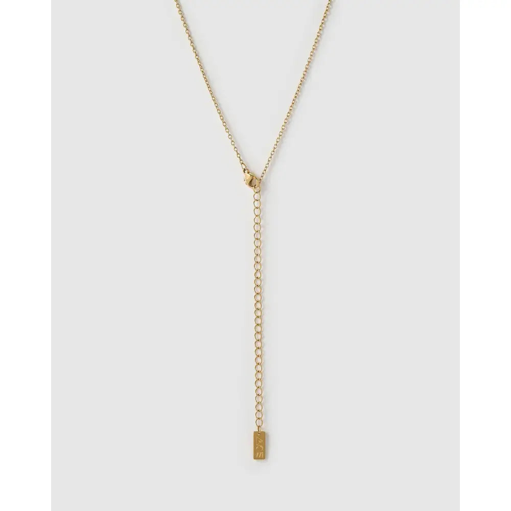 Bisou Heart Gold Necklace - Necklaces