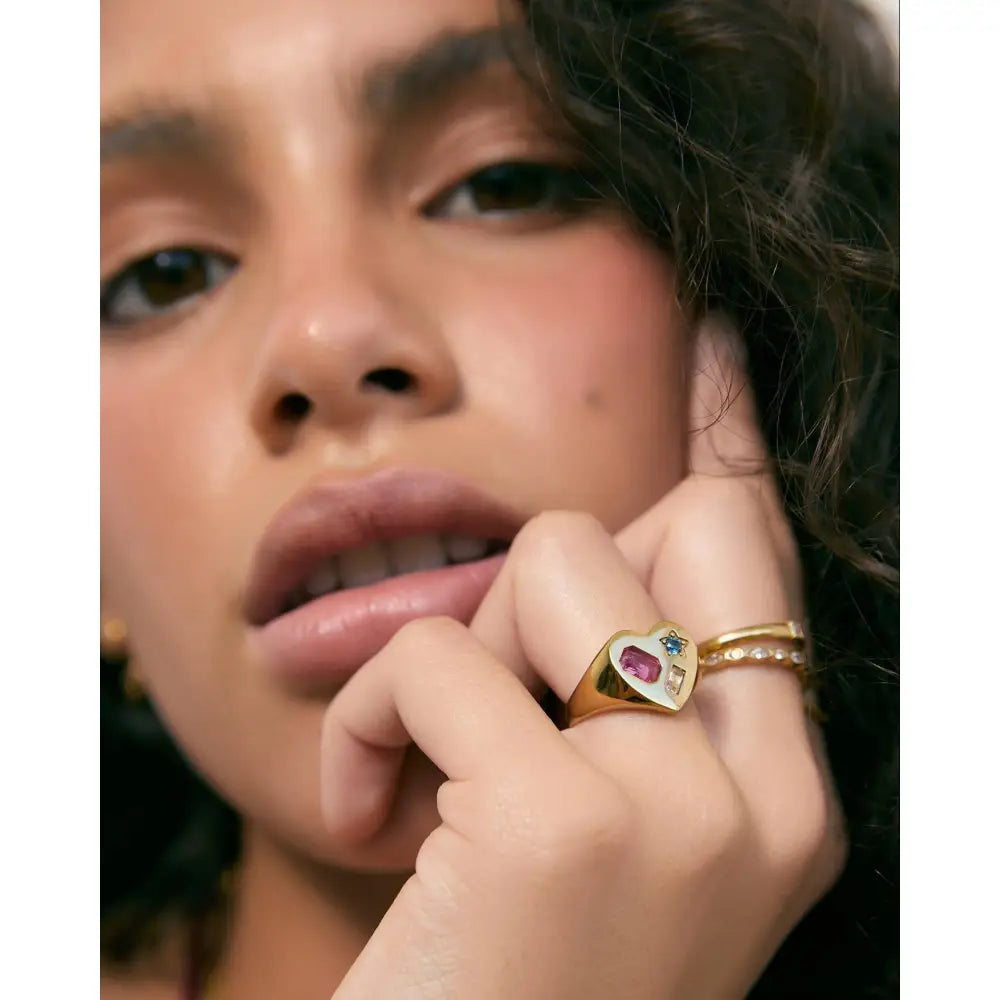 Bisou Heart Ring - Rings