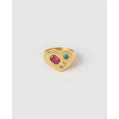 Bisou Heart Ring - Gold / 3 - Rings