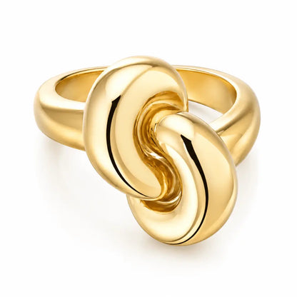 Bond Knot Ring - Gold / 6 - Rings