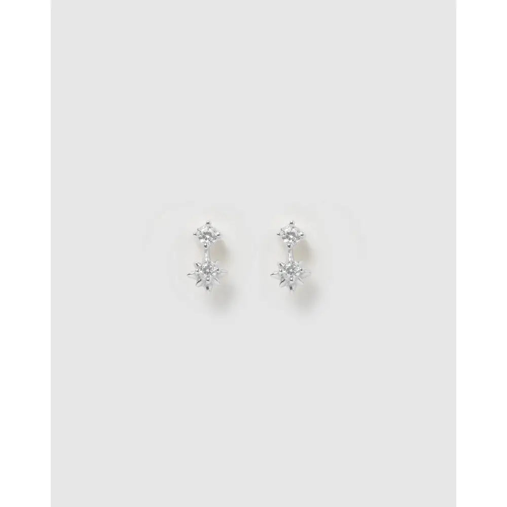 Bonnie Stud Earrings - Silver - Earrings