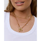 Bubble Letter Blush Gold Necklace - Necklaces