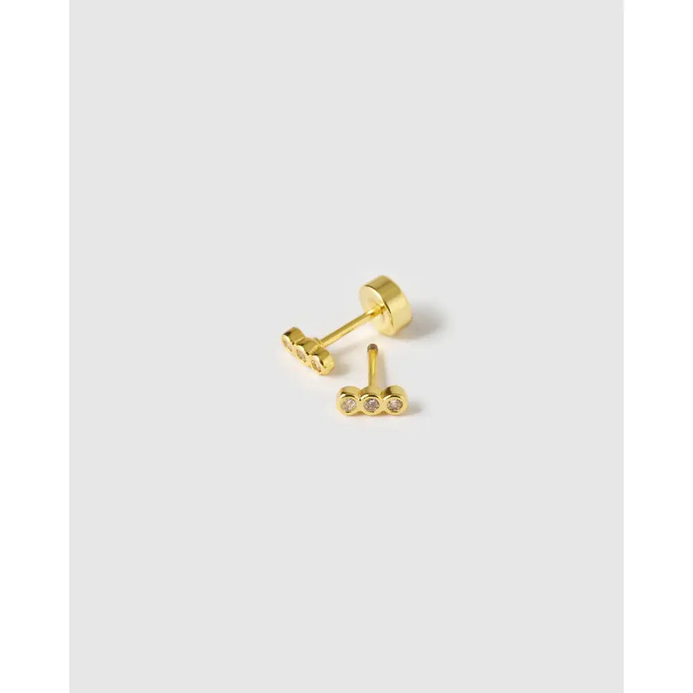 Caitlin Flat Back Earrings - Earrings