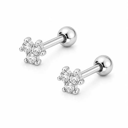 Callie Stud Earrings - Silver - Earrings