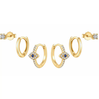 Carefree Earring Set - Gold - Earrings