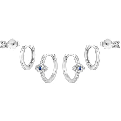 Carefree Earring Set - Silver - Earrings