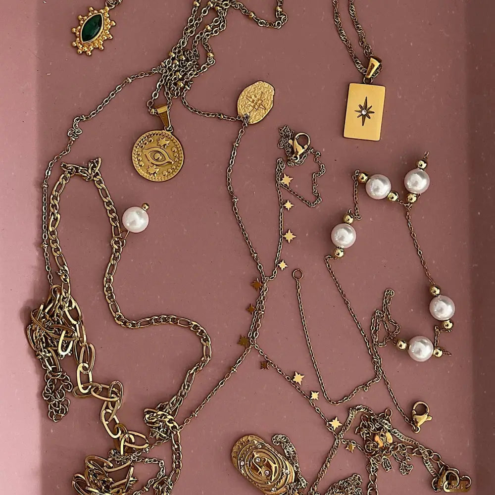 Cascade Pearl Layered Necklace - Necklaces
