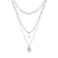 Cascade Pearl Layered Necklace - Silver - Necklaces