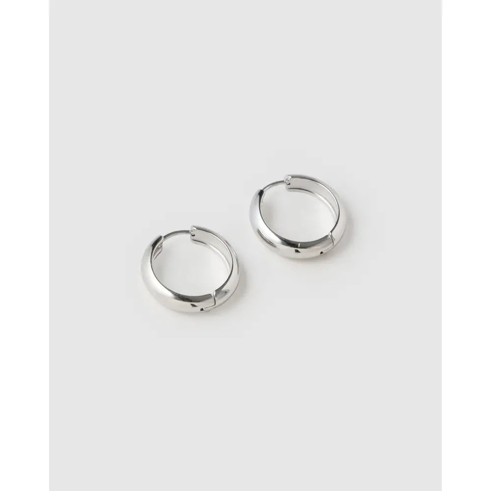 Cassie Hoop Earrings - Mini - 10mm / Silver - Earrings