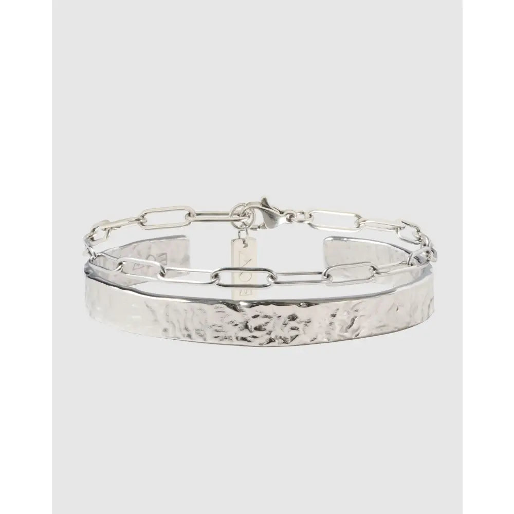 Catarina Bracelet Stack - Silver - Bracelets
