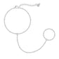 Cate Hand Chain Bracelet - Silver - Bracelets