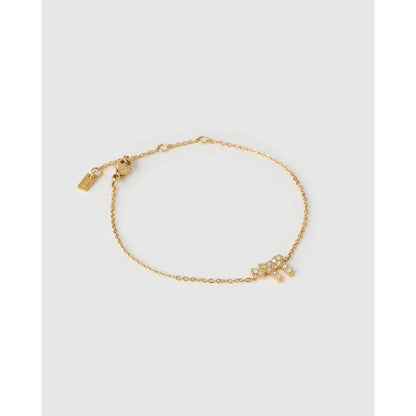 Chai Stone Gold Bracelet - Bracelets