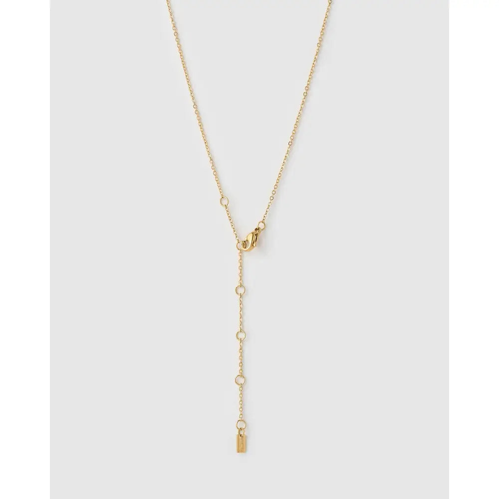 Chai Stone Gold Necklace - Necklaces