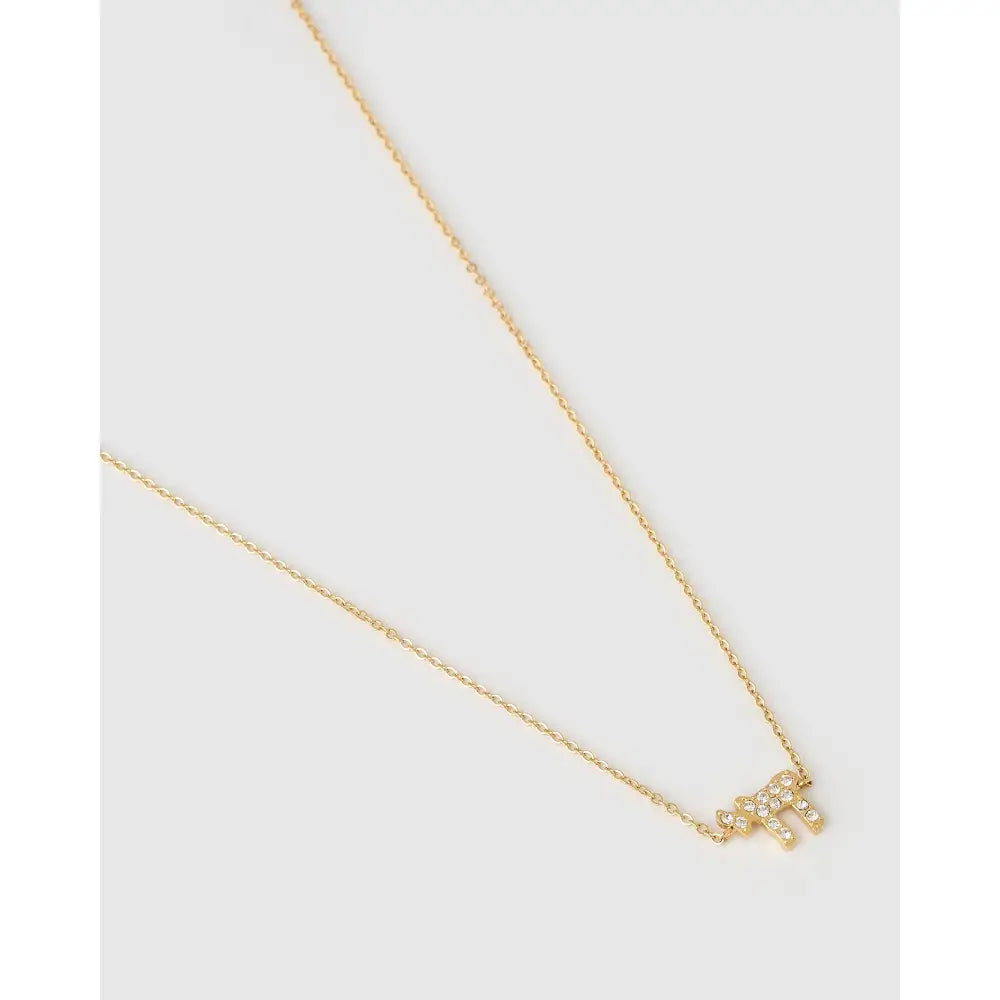 Chai Stone Gold Necklace - Necklaces