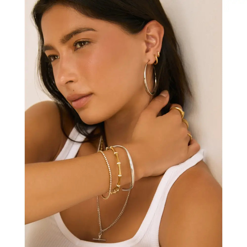 Charlize Gold Tennis Bracelet - Bracelets
