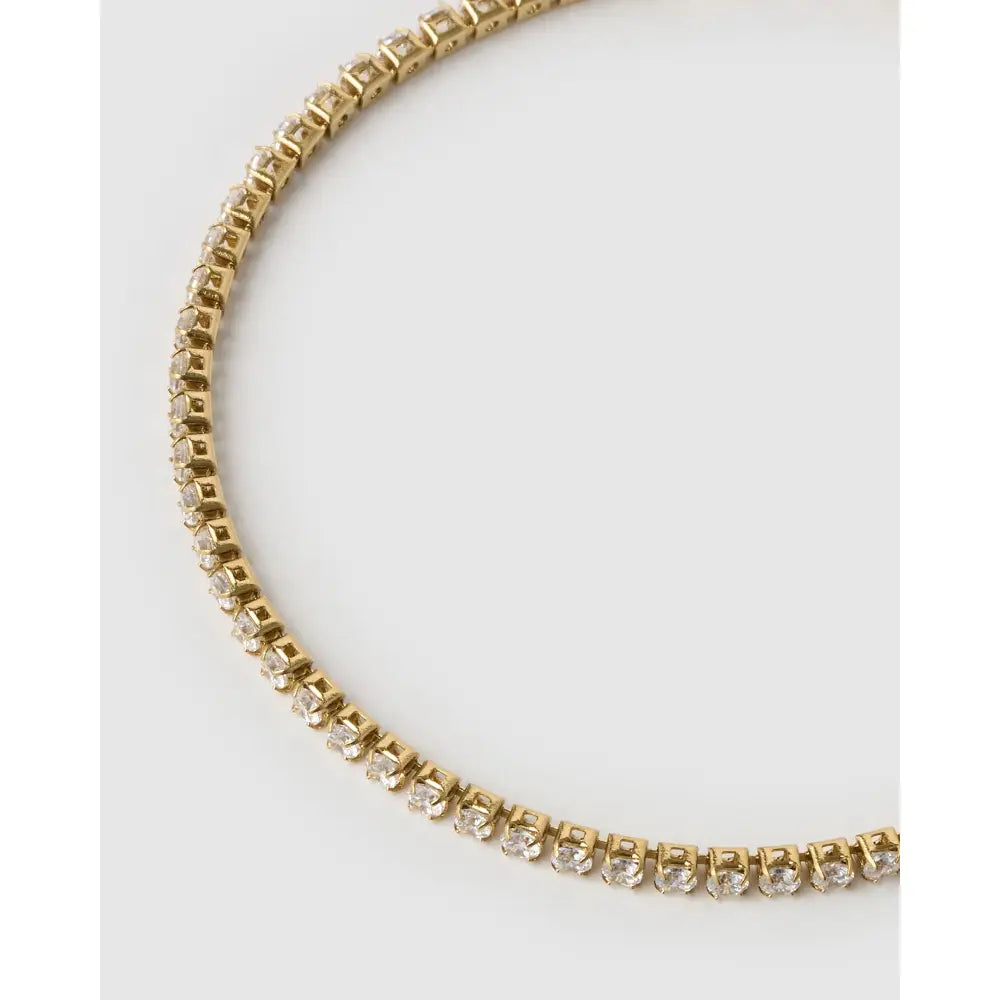 Charlize Gold Tennis Bracelet - Bracelets