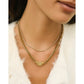 Charlize Gold Tennis Necklace - Gold - Necklaces