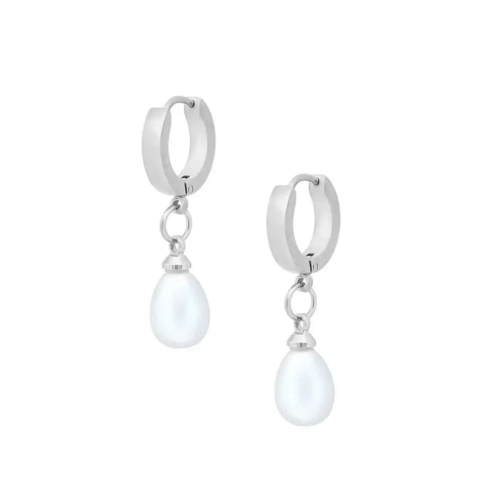 Chlo Hoop Earrings - Silver - Earrings