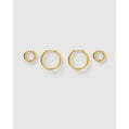 Circle Earring Stack - Gold - Earrings