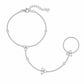 Claudia Hand Chain Bracelet - Silver - Bracelets