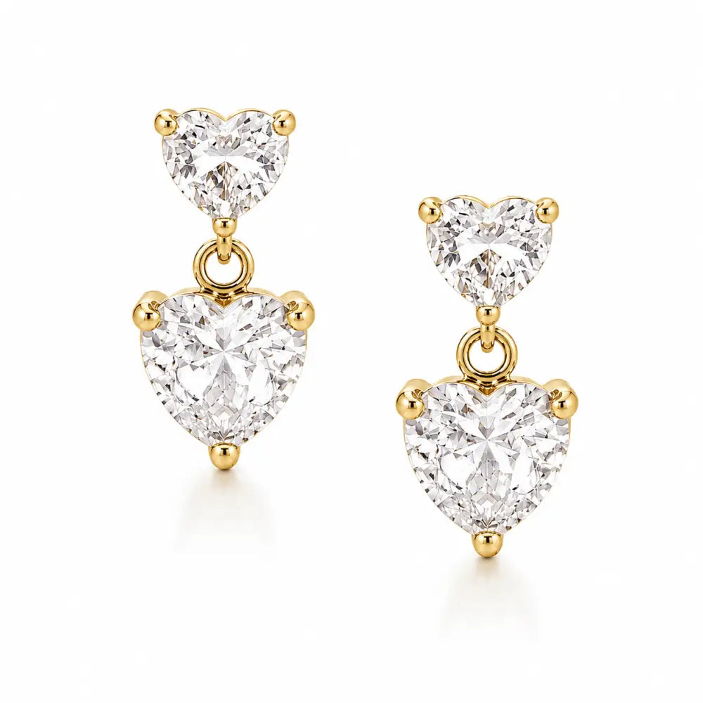 Cleo Stud Earrings - Gold - Earrings