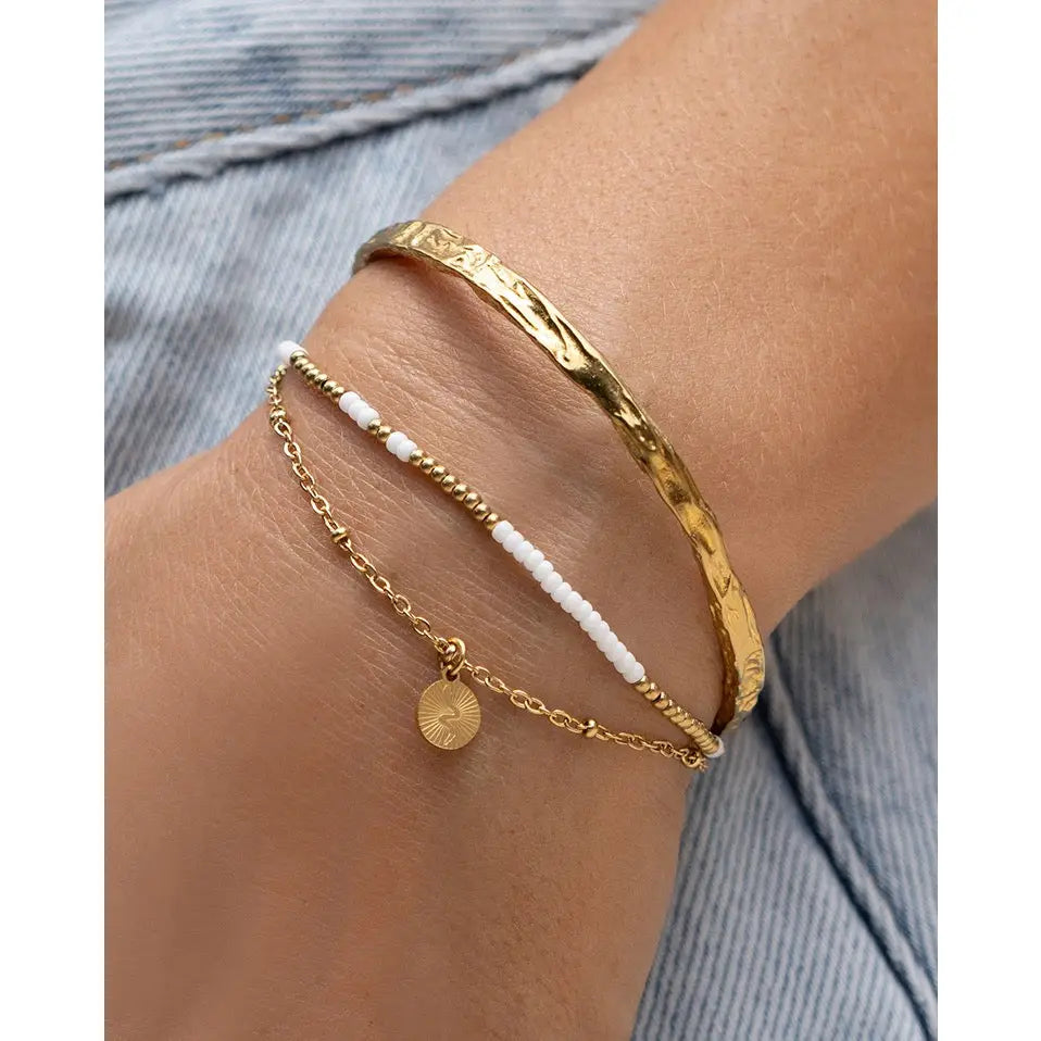 Cobra Gold Bracelet Vanilla - Gold - Bracelets
