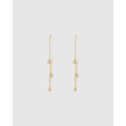 Comet Threader Earrings - Gold - Earrings