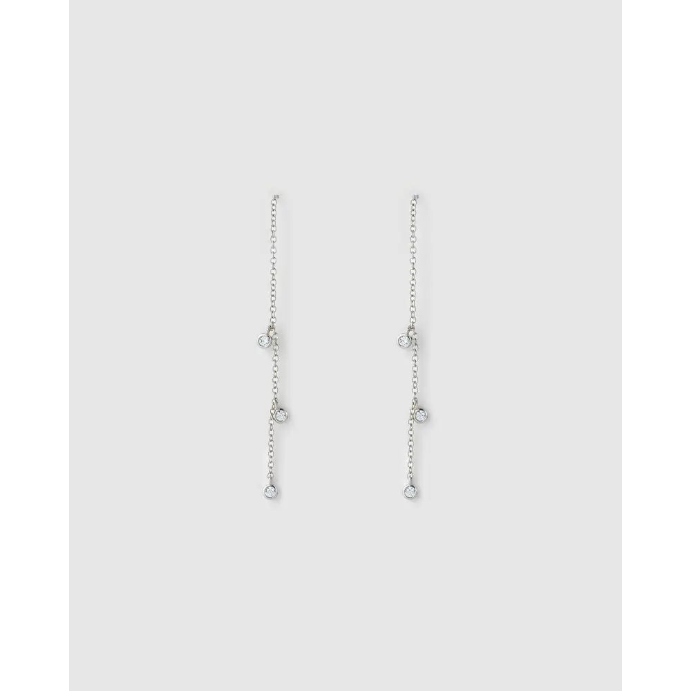 Comet Threader Earrings - Silver - Earrings