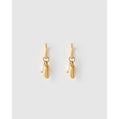 Coralie Pearl Hoop Earrings - Earrings