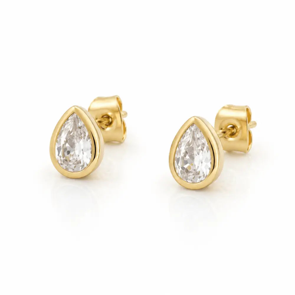 Cornelia Stud Earrings - Gold - Earrings