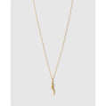 Cornicello Silver Charm Necklace - Gold - Necklaces