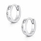 Cosmic Hoop Earrings - Silver - Earrings