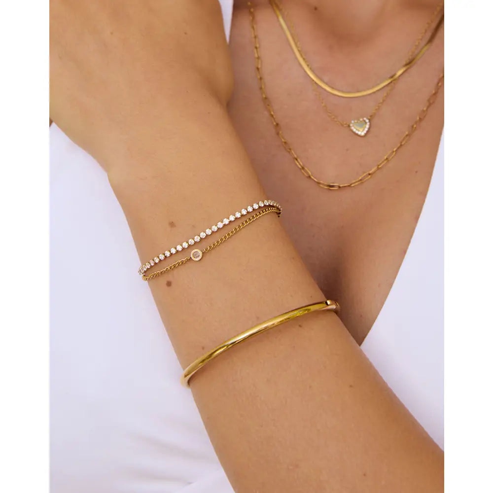 Courtney Gold Bracelet - Bracelets