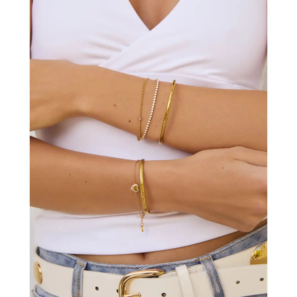 Courtney Gold Bracelet - Bracelets