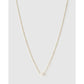 Cressida Gold Pearl Necklace - Necklaces